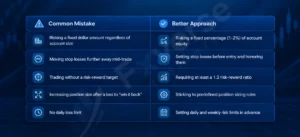 Risk Management Common Mistake vs Better Approach